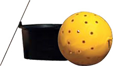 Disassembled Roller Licker Ball